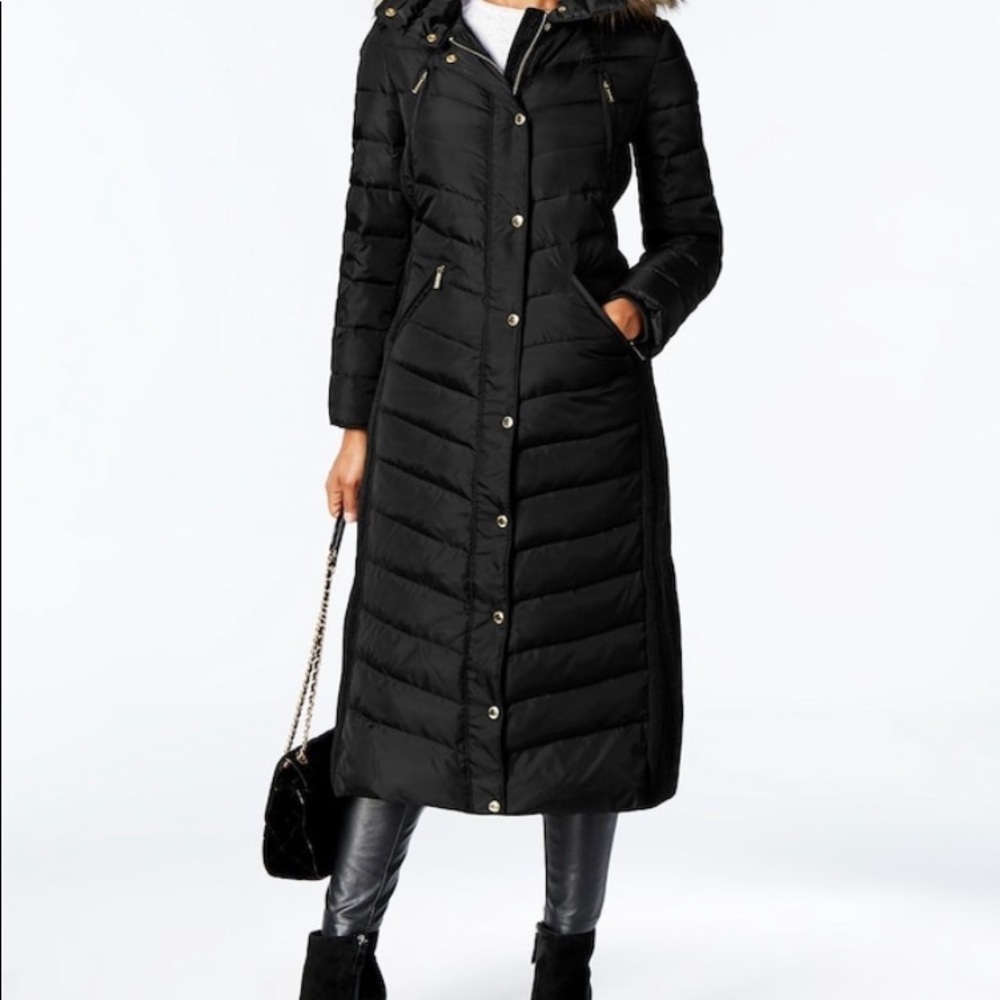 Michael Kors Maxi Puffer Coat Size Small
